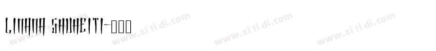 limama ShuHeiTi字体转换